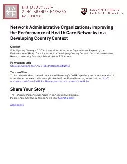 Network Administrative Organizations