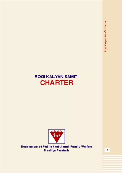 Rogi Kalyan Samiti Charter