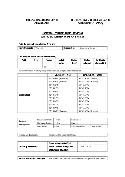 INTERNATIONAL HYDROGRAPHIC