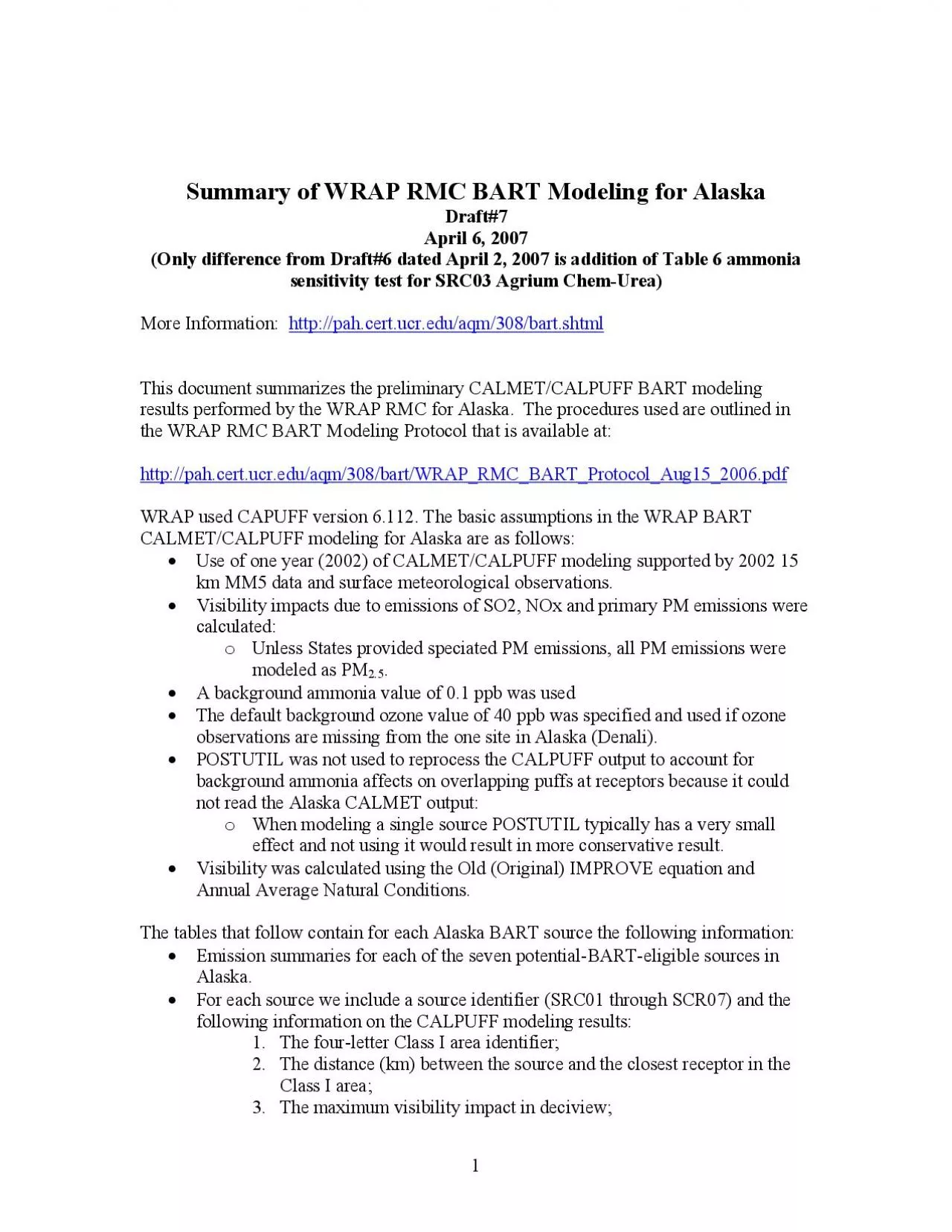 PDF-RT Modeling for Alaska More Information httppahcertucreduaqm308b