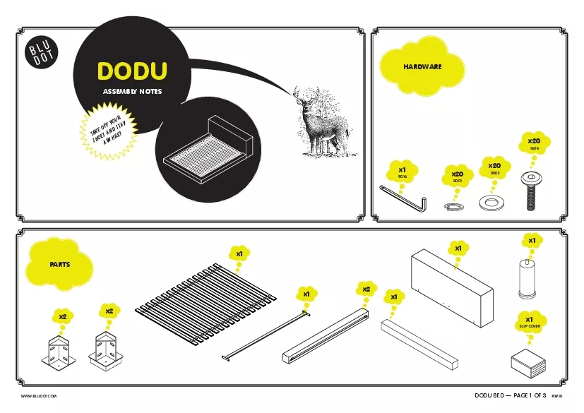 WWWBLUDOTCOM DODU BED 151 PAGE 1 OF 3   REV10