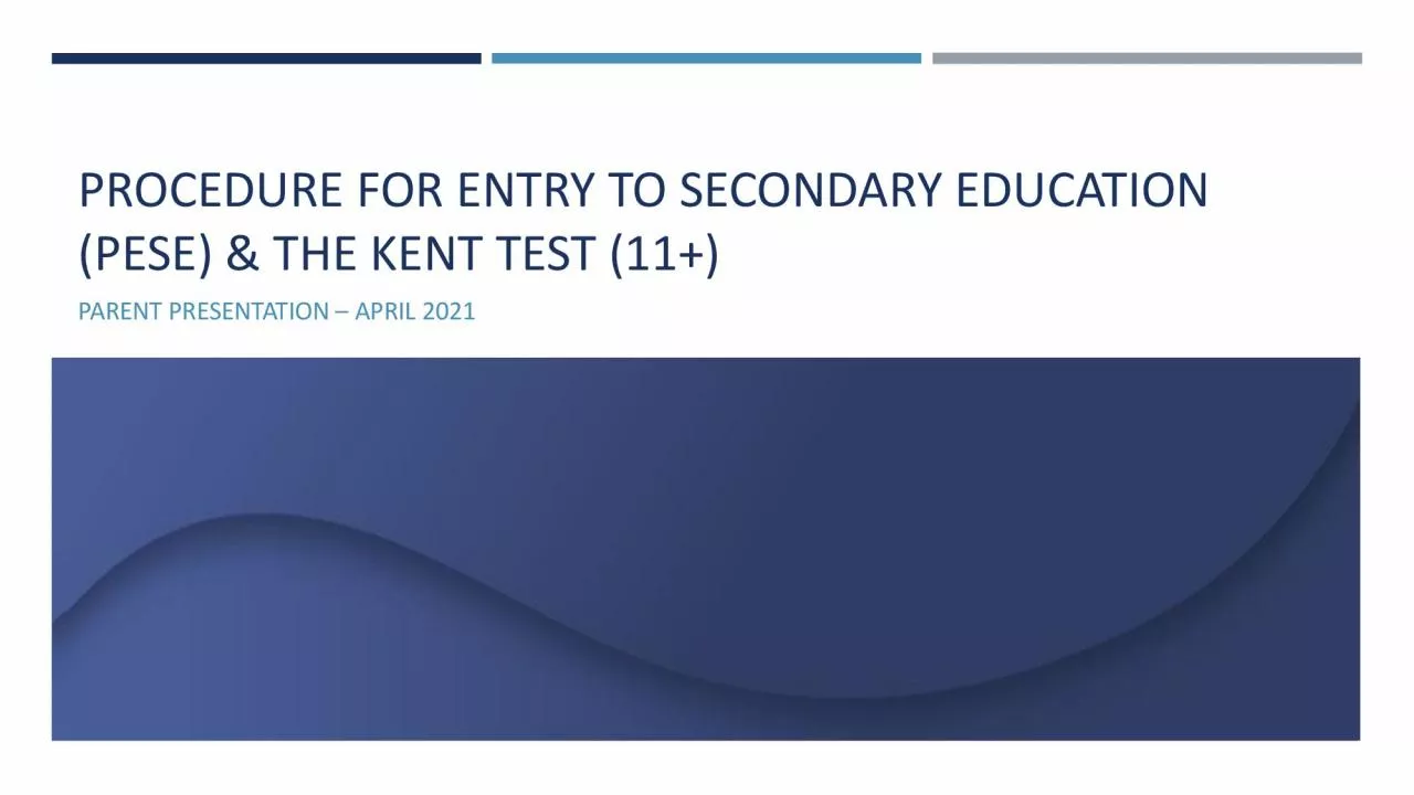 PDF-PROCEDURE FOR ENTRY TO SECONDARY EDUCATION