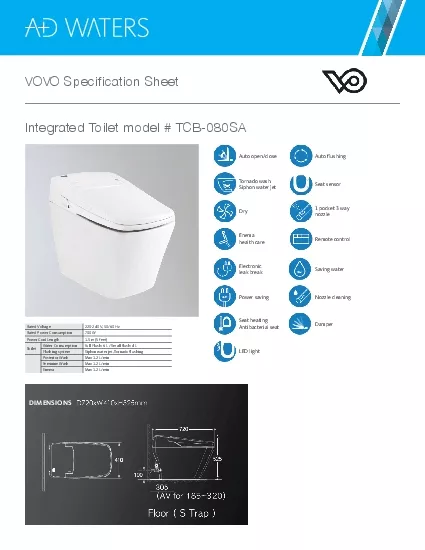 VOVO Specification Sheet