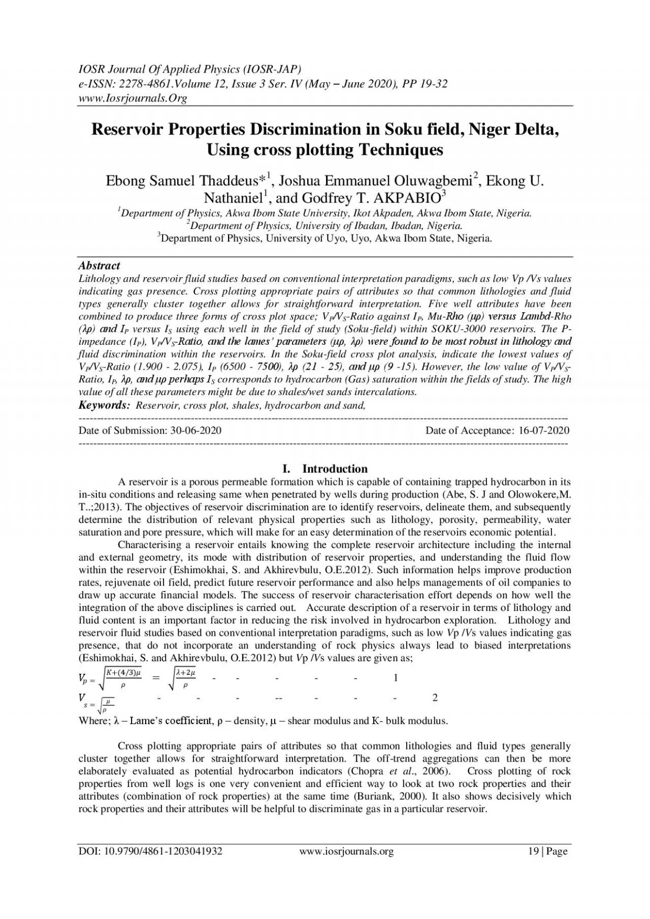 PDF-IOSR Journal Of Applied Physics IOSR