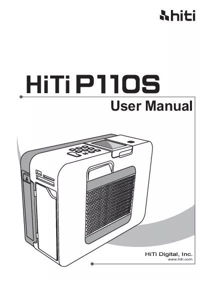 HiTi P110S user manual