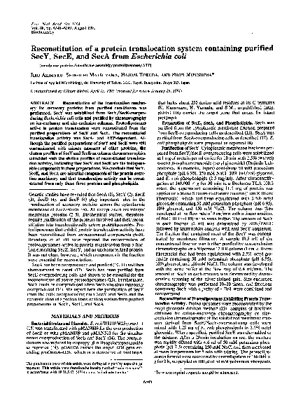 ProcNatlAcadSciUSAVol88pp65456549August1991BiochemistryReconstitution