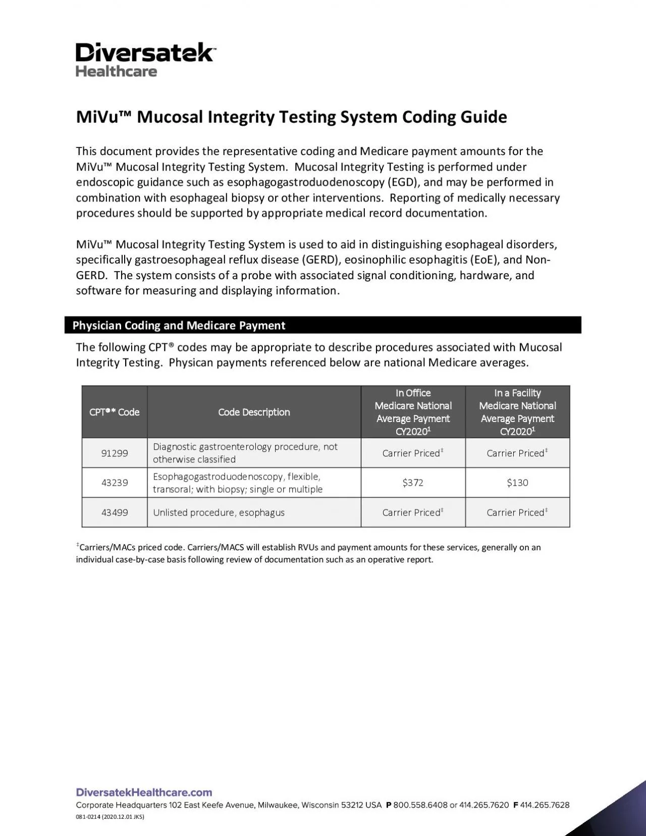 PDF-Mucosal Integrity Testing System