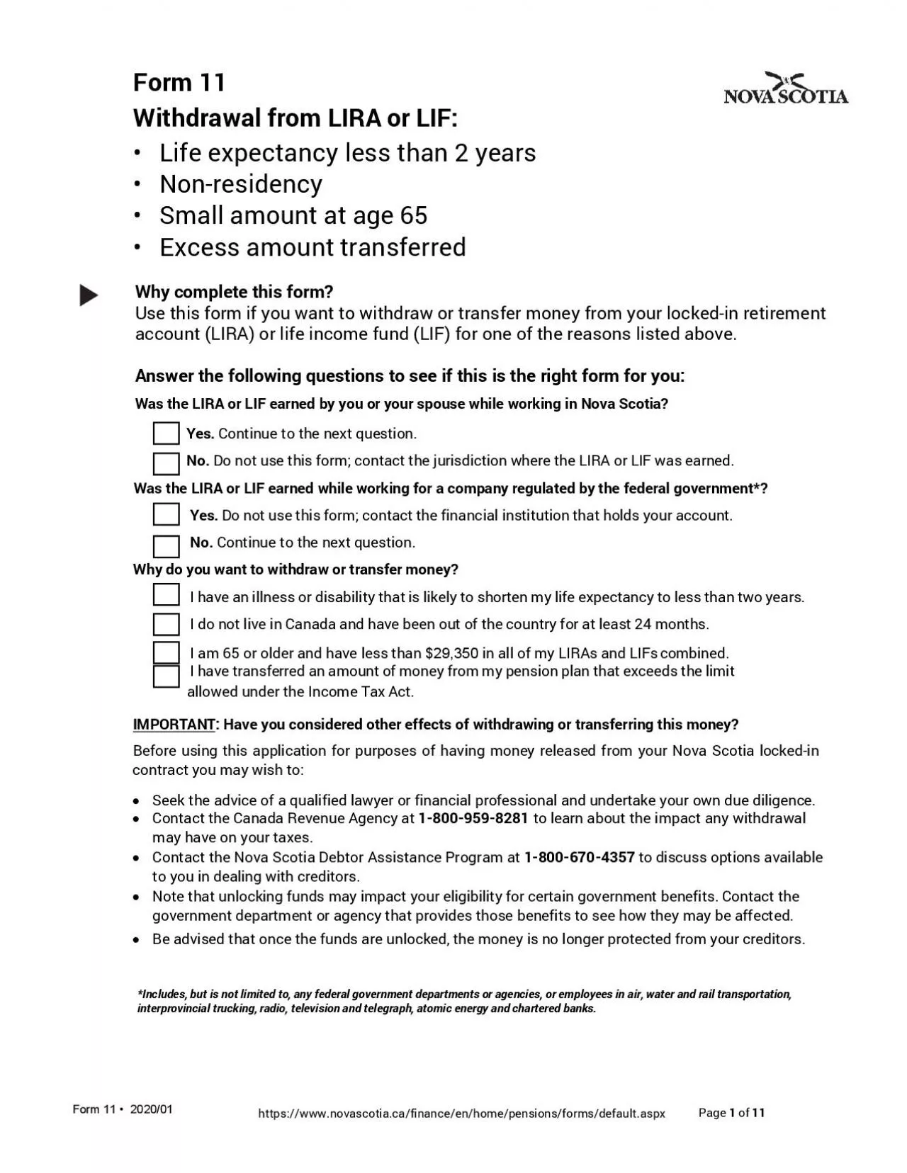 PDF-Form 11 6B Declaration in support of a withdrawal by a nonresident