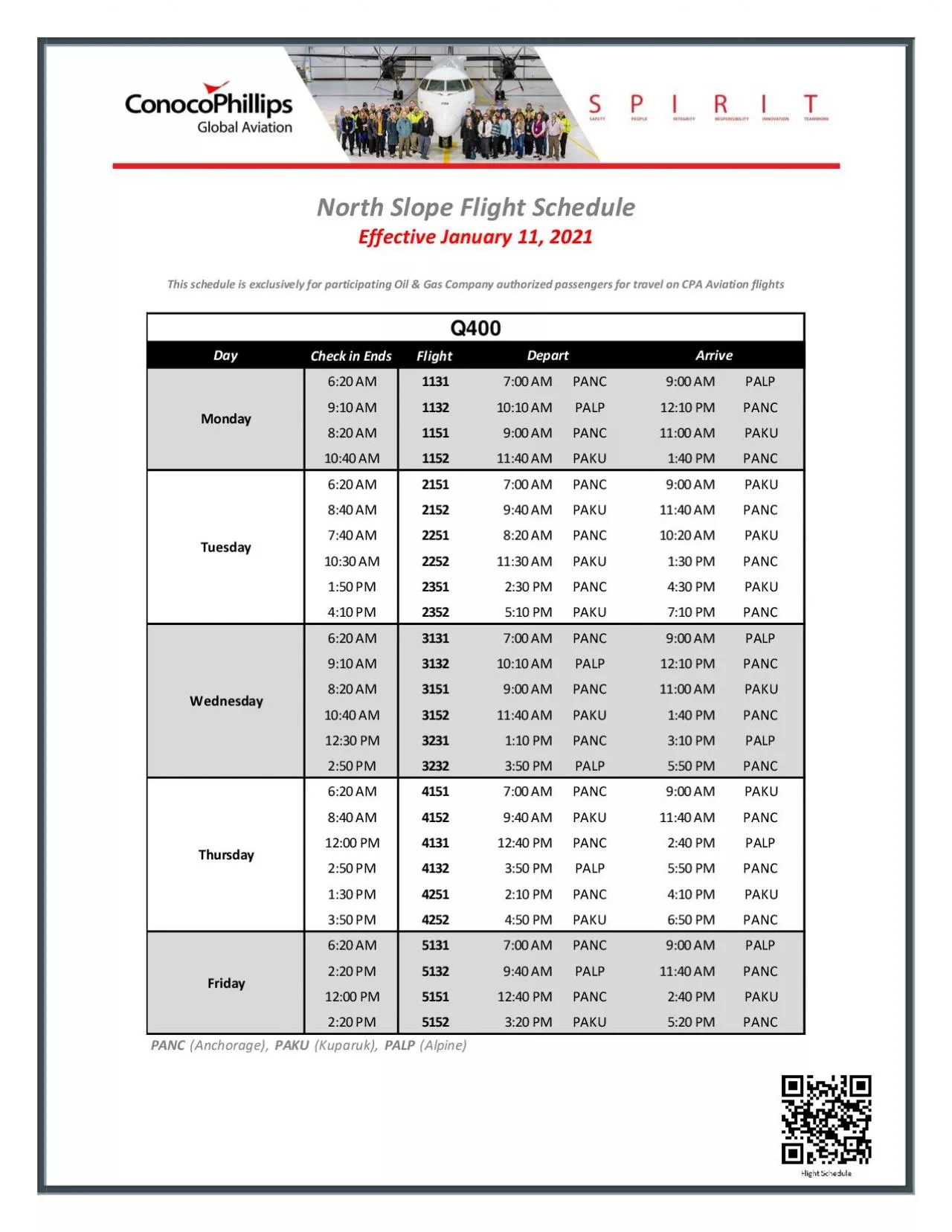 PDF-North Slope Flight Schedule