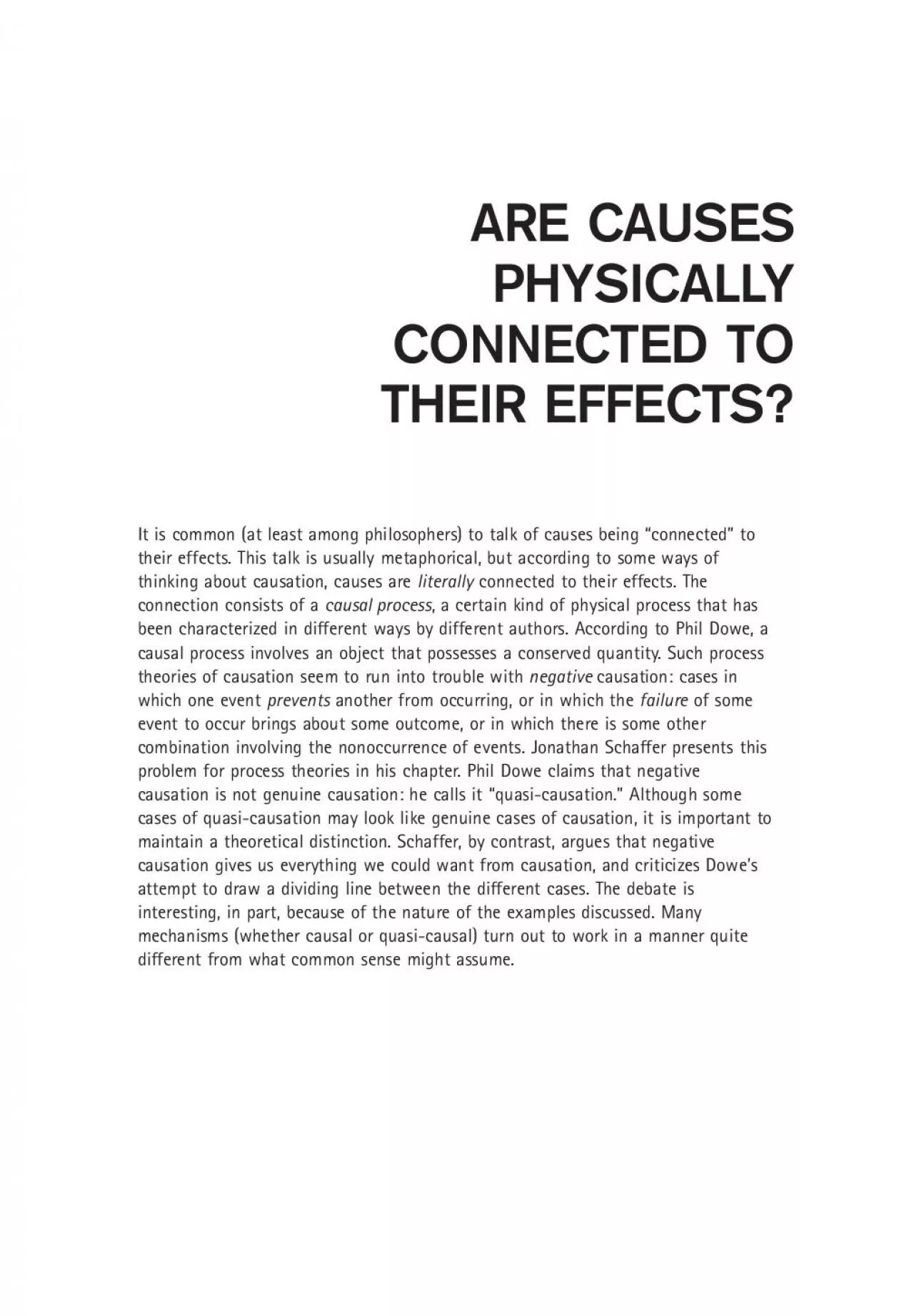 PDF-PHYSICALLYIt is common at least among philosophers to talk of causes b