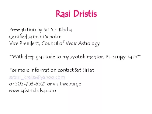 Rasi Dristis