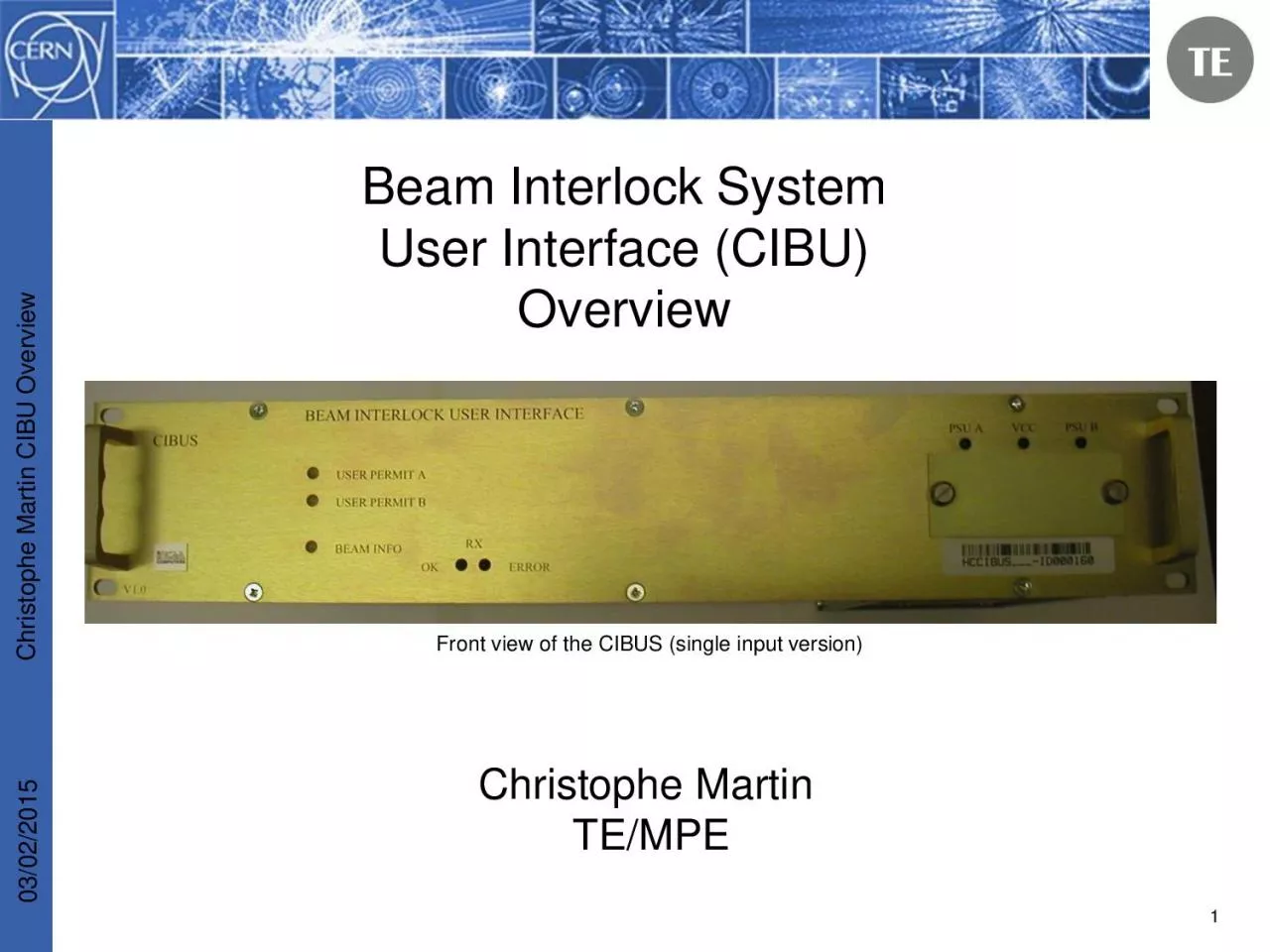 PDF-Christophe Martin CIBU Overview