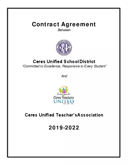 Contract Agreement FeresUnLfLedScOoolGLsPrLcPCommitted to Excellence R