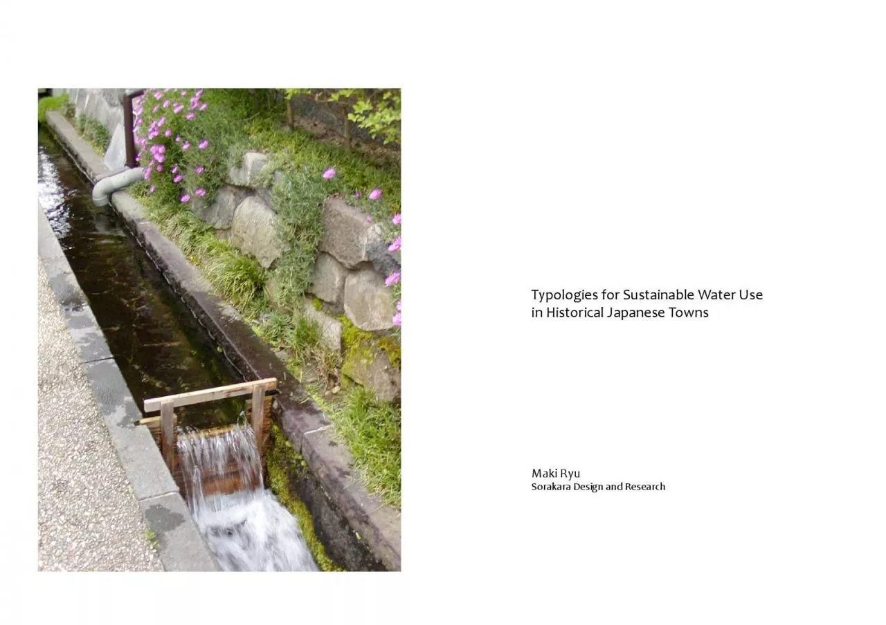 PDF-Typologies for Sustainable Water Use in Historical Japanese Towns