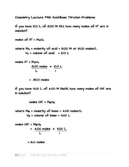 Page    Chemistry Lecture 98