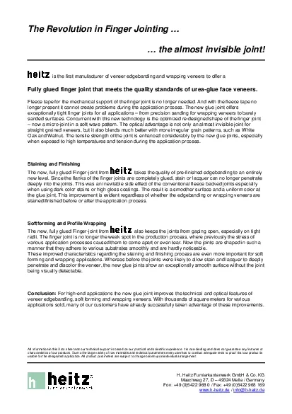 PDF-The Revolution in Finger Jointing the almost invisible joint