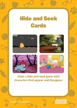 Make a hideandseek game with
