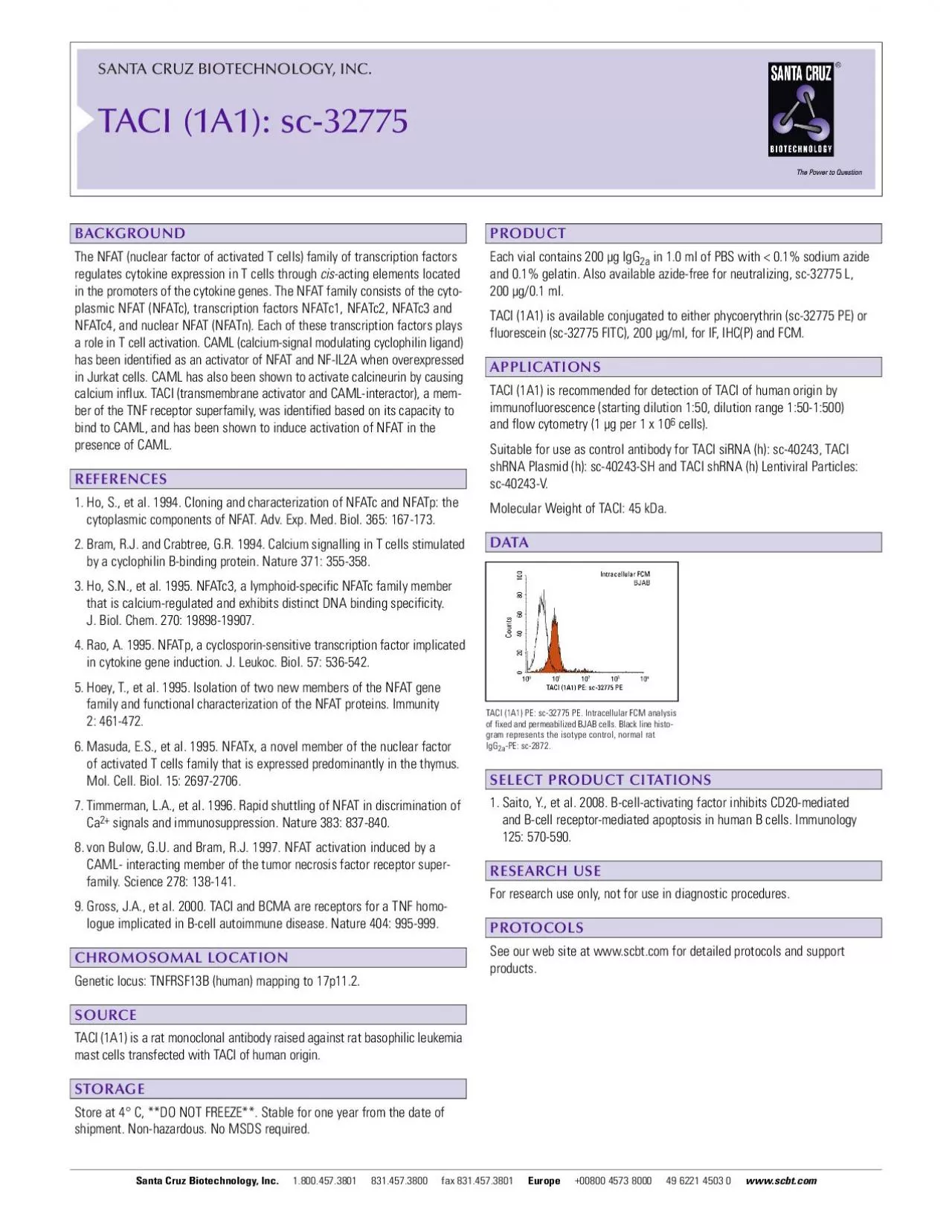 PDF-SANTA CRUZ BIOTECHN