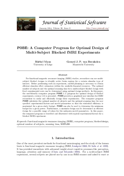 JournalofStatisticalSoftwareJanuary2014Volume56Issue9httpwwwjstatsof