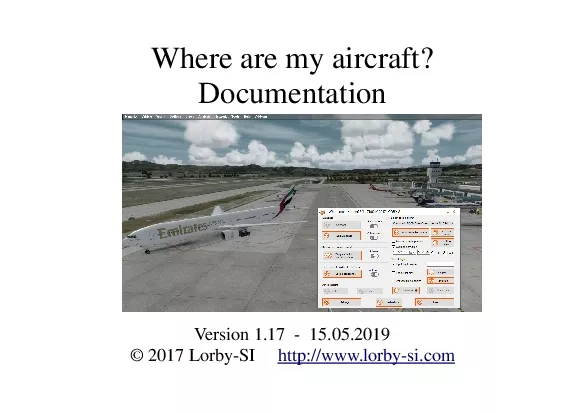 Where are my aircraftDocumentationVersion 117    15052019 2017 Lorby
