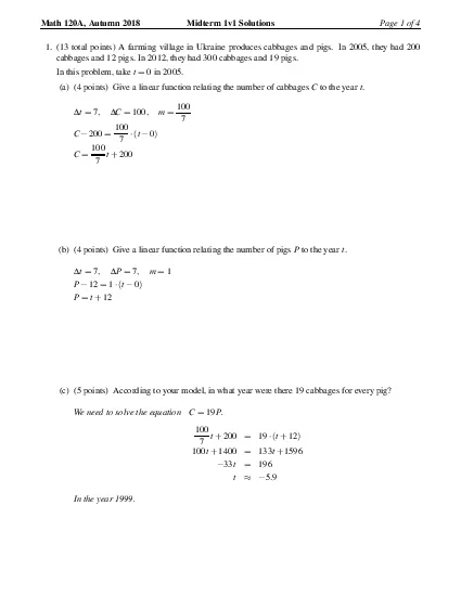 Math120AAutumn2018Midterm1v1SolutionsPage1of4