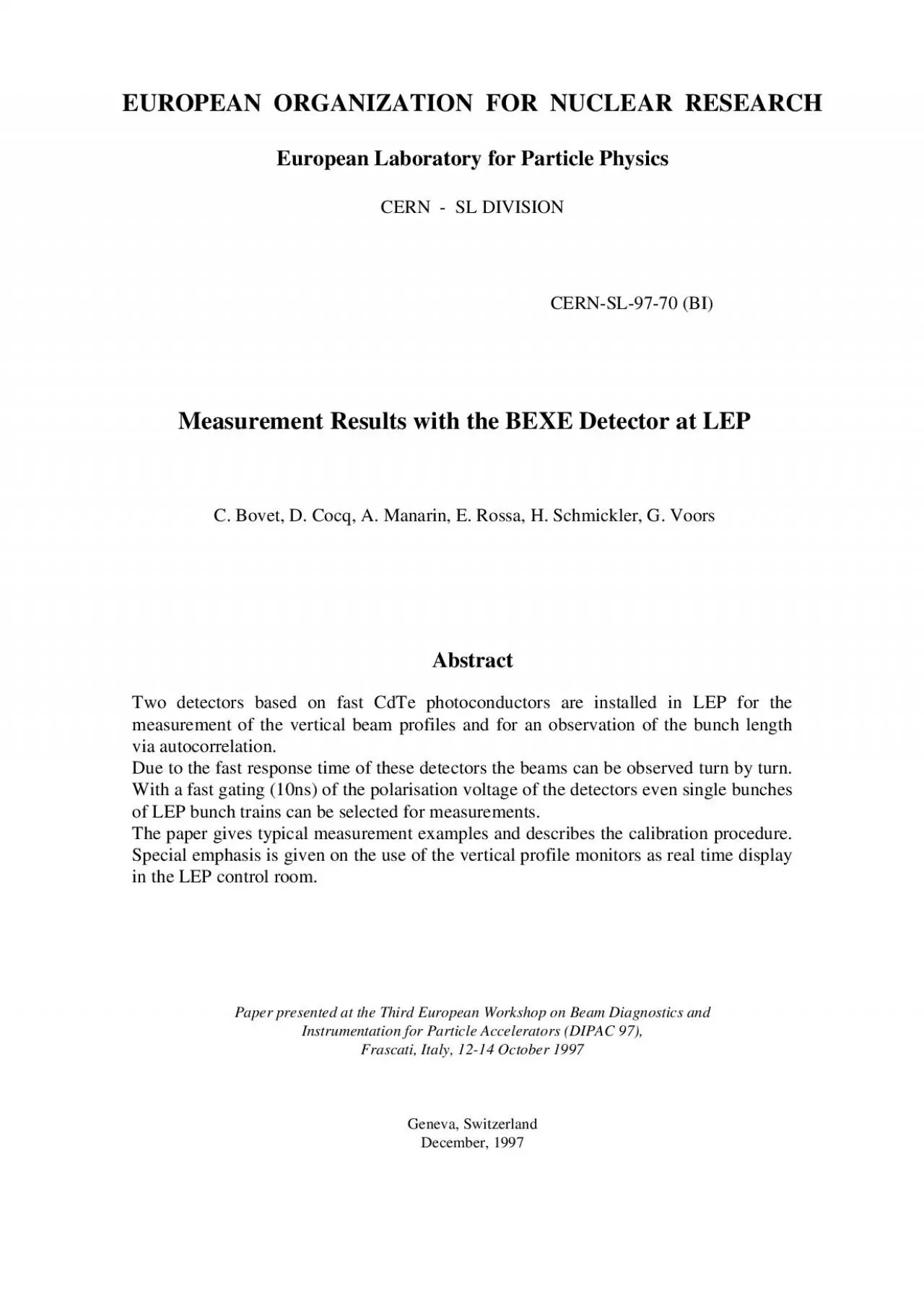 PDF-for Particle PhysicsCERN SL DIVISION CdTe photoconductors are inst