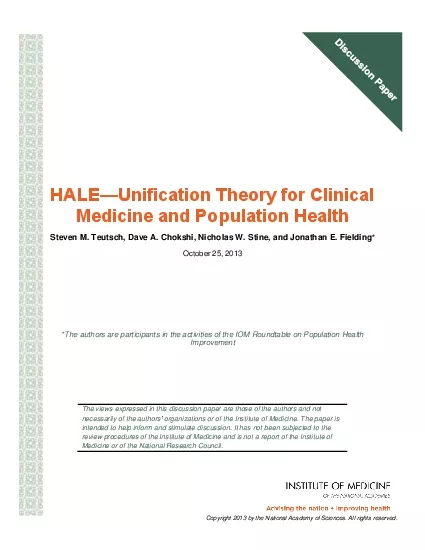 Unification Theory for Clinical