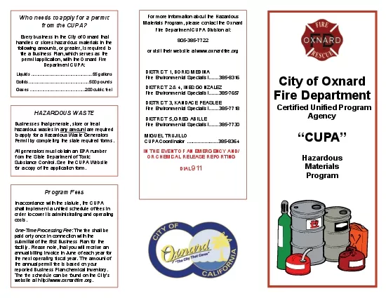 PDF-Fire Department 147CUPA148 Program