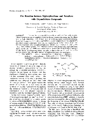 Polymer Journal Vol 3 No 5 pp 573580 1972 The Reaction between Diphen