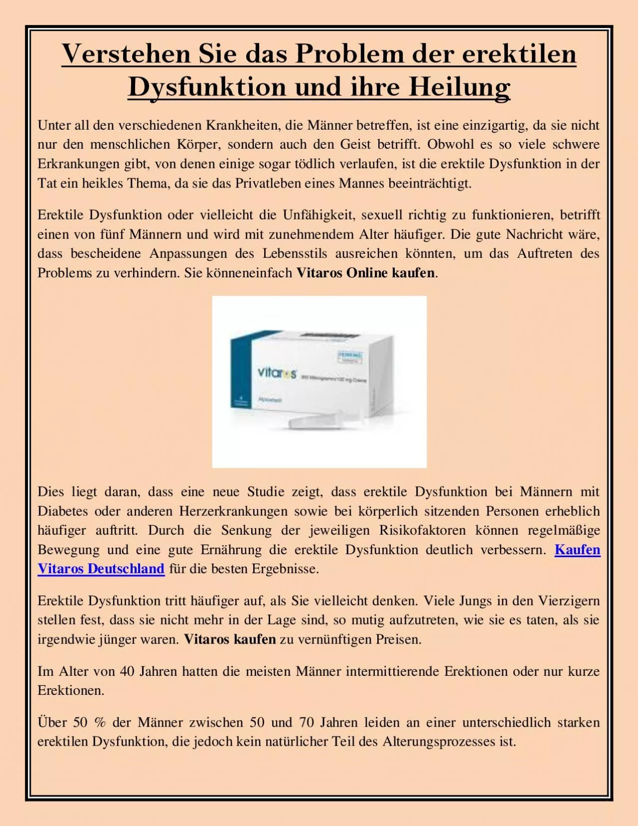 PDF-Verstehen Sie das Problem der erektilen Dysfunktion und ihre Heilung