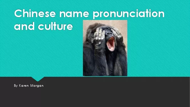 Chinese name pronunciation