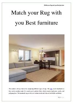 Match your Rug with you Best furniture