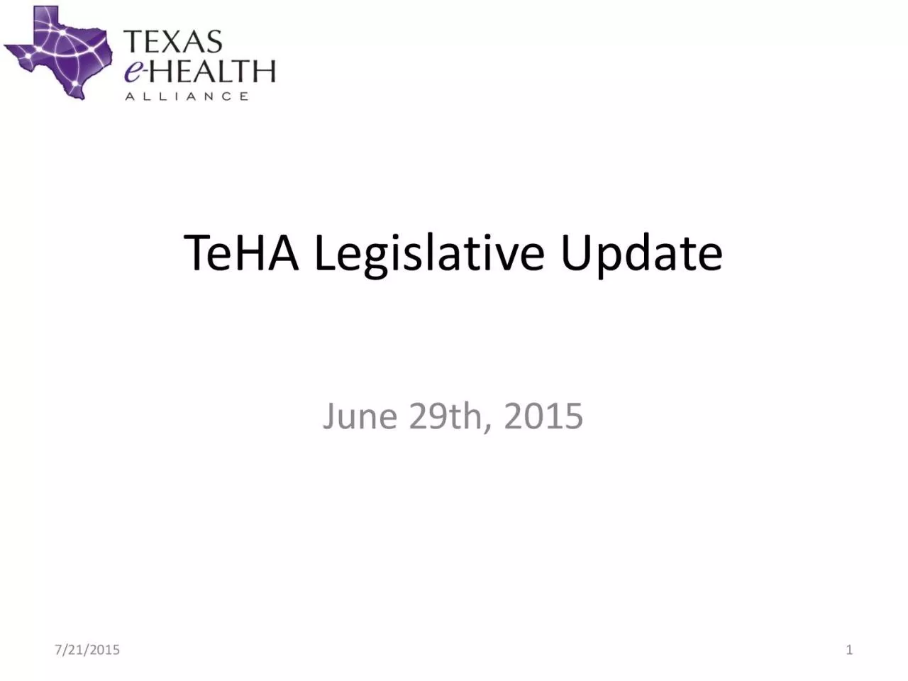 PDF-TeHA Legislative Update