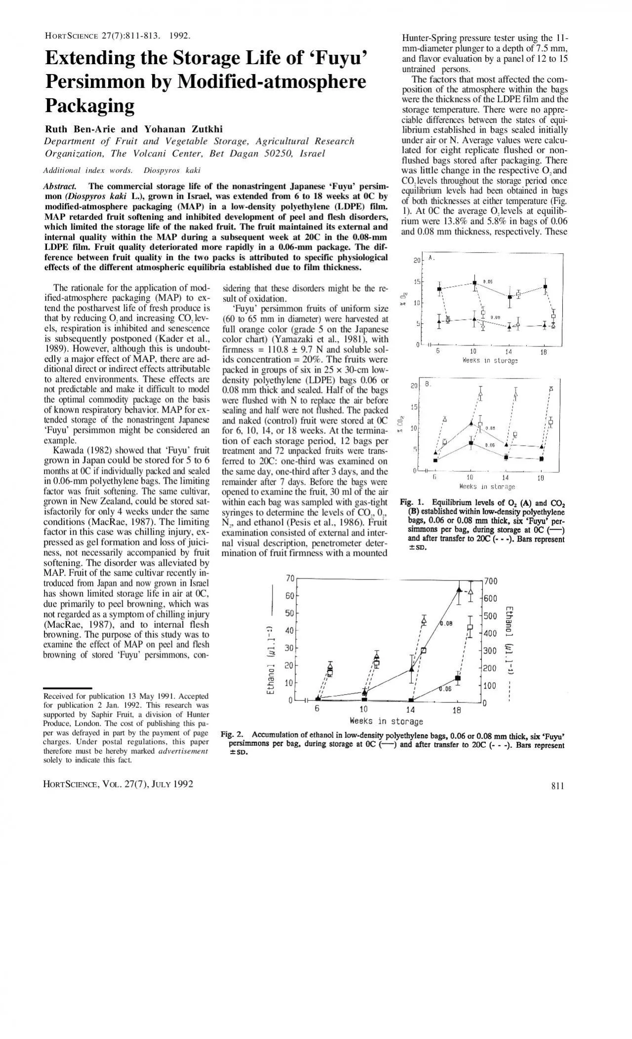 PDF-equilibrium levels changed to 95 and 52the fruits at each temperature