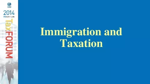 Immigration and
