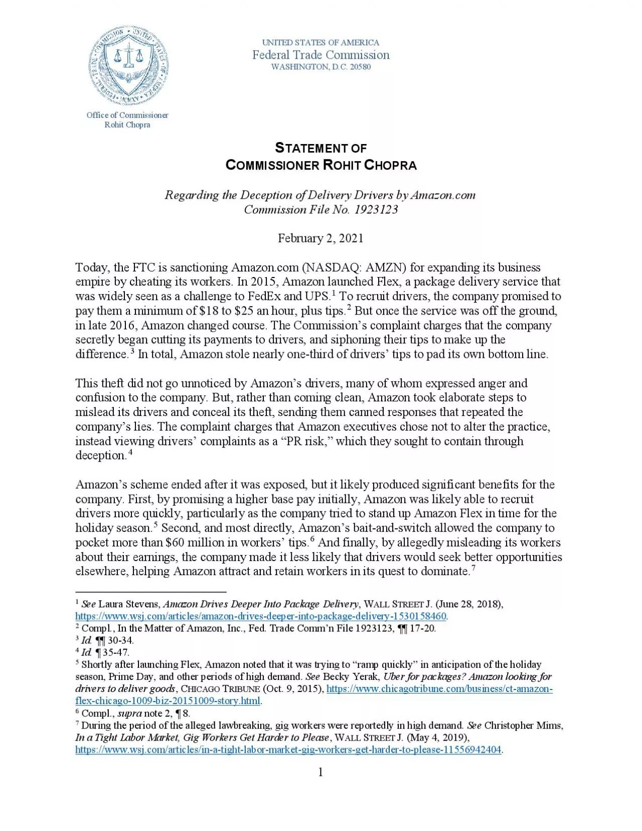 PDF-x0000x0000UNITED STATES OF AMERICAFederal Trade CommissionWASHINGTONDC