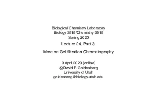 BiologicalChemistryLaboratoryBiology3515Chemistry3515Spring2020Lectur