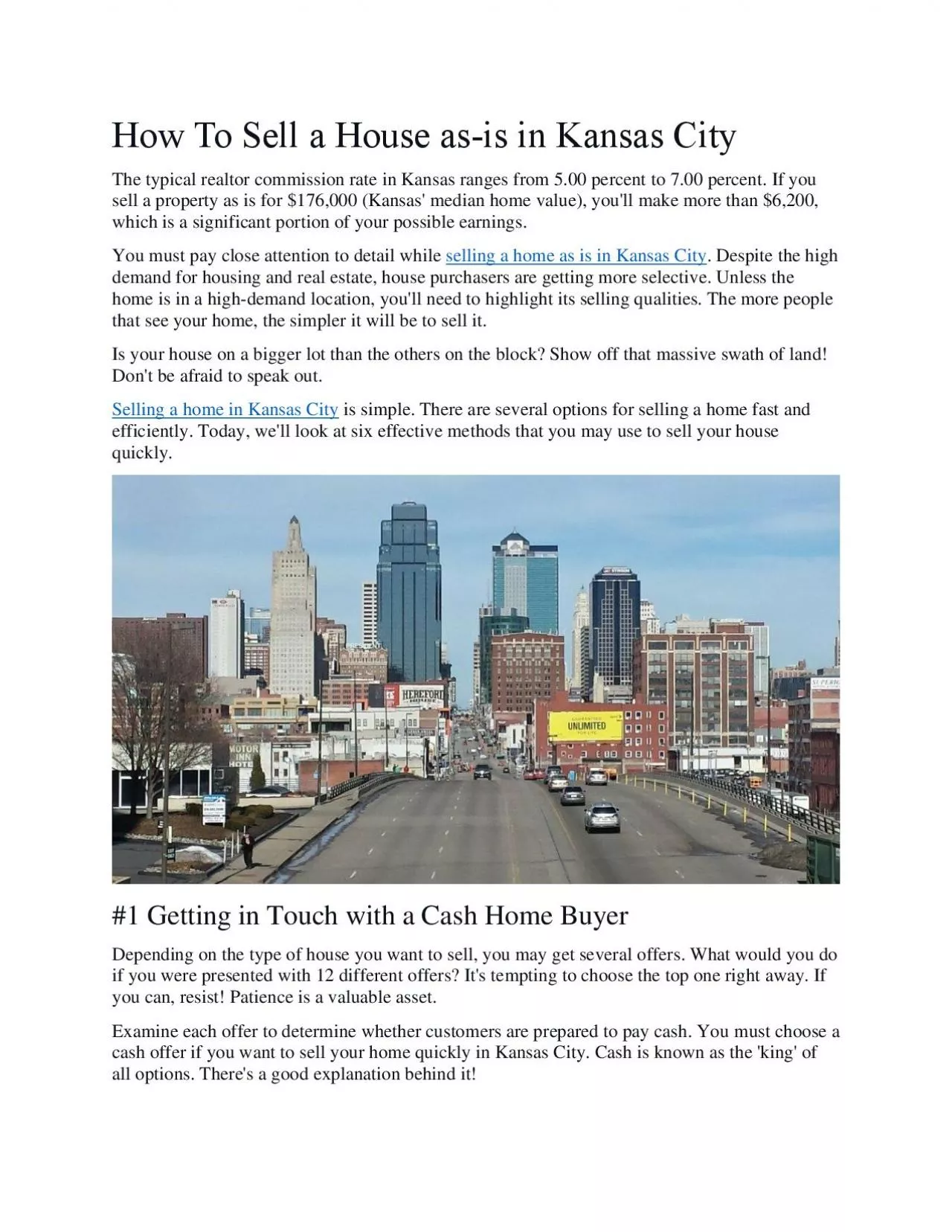 PDF-How To Sell A House As Is In Kansas City