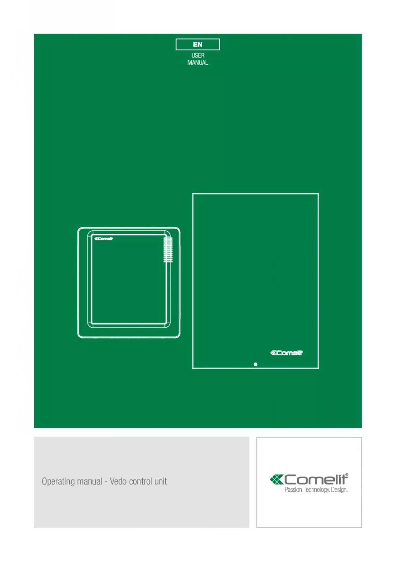 PDF-Operating manual Vedo control unit