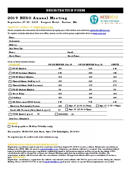 REGISTRATION FORM