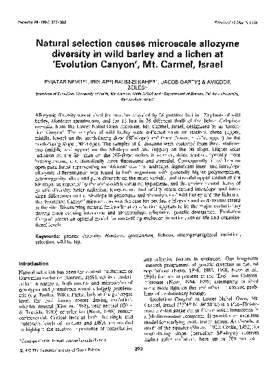 Heredity 781997 373382Received22 March 1996Natural selection causes mi