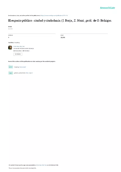 PDF-El espacio pblico ciudad y ciudadana