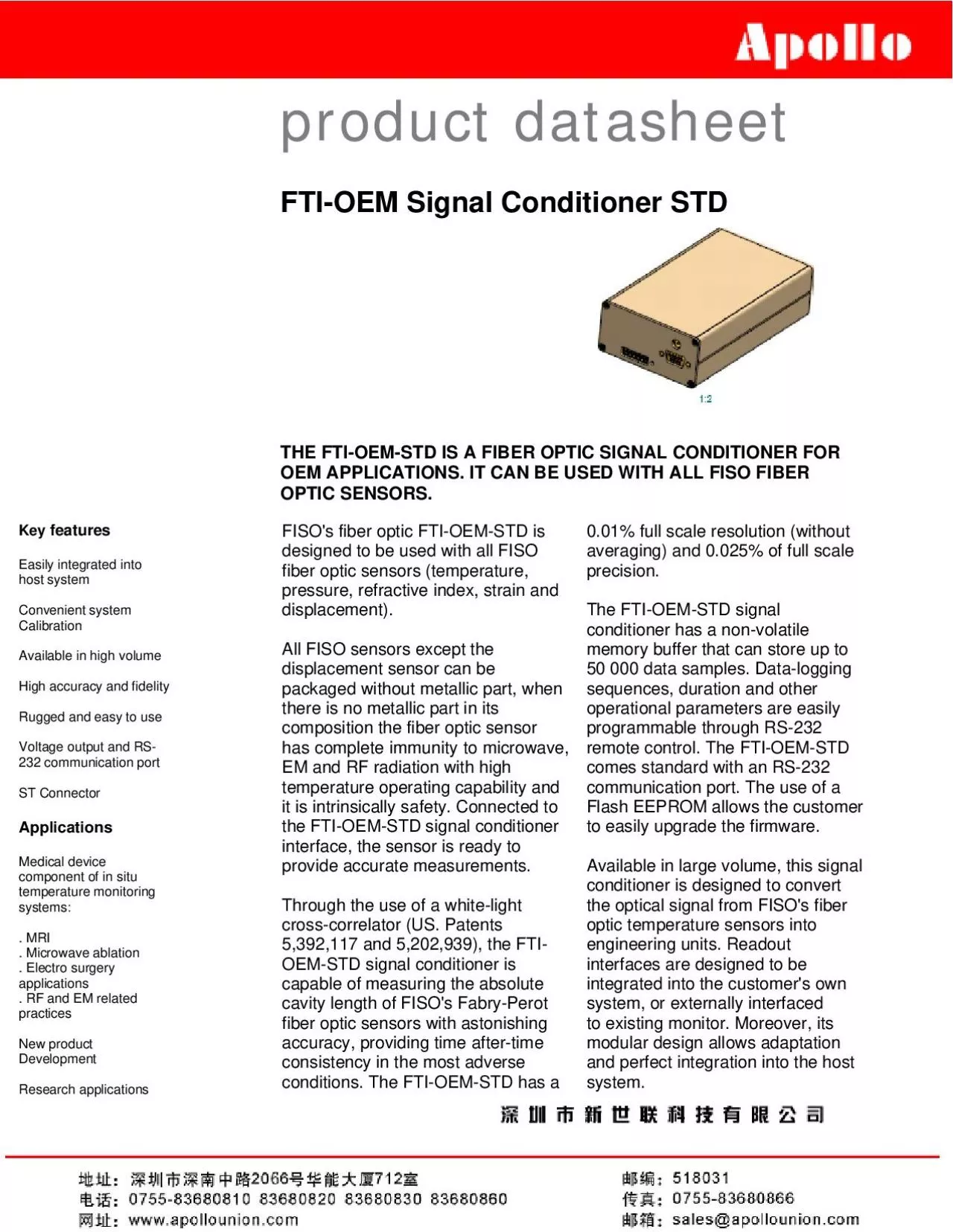 PDF-specifications Number of channels One Compatibility Compatible with