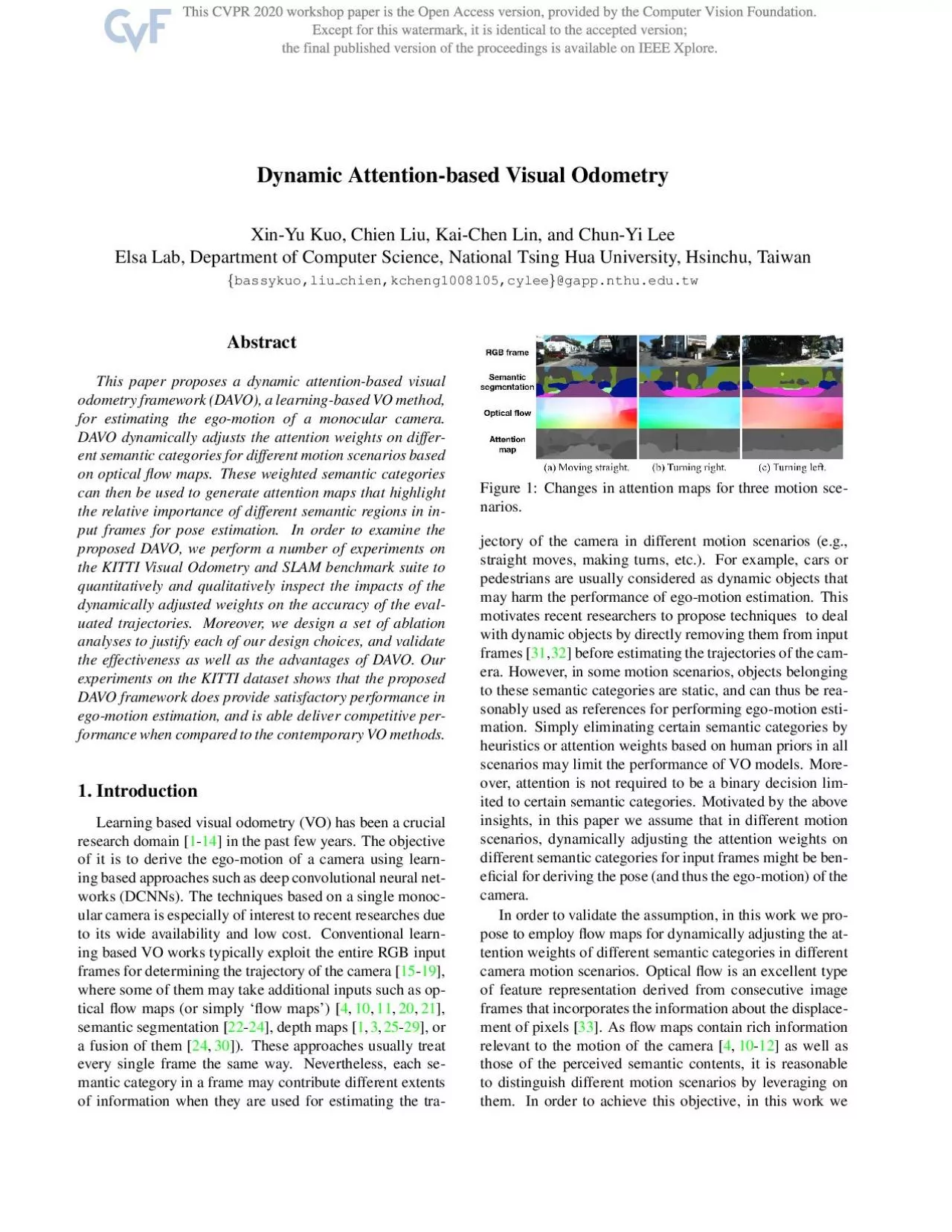 PDF-DynamicAttentionbasedVisualOdometryXinYuKuoChienLiuKaiChenLinandChu