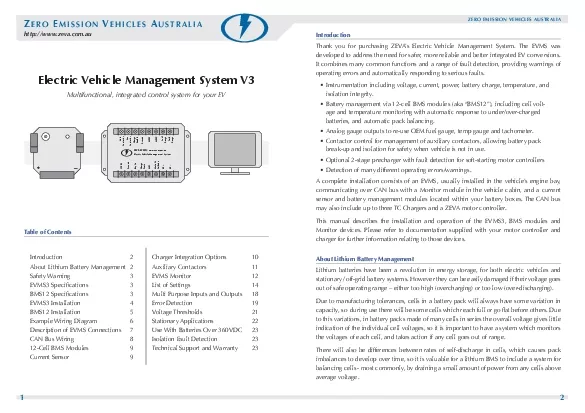 ELECTRIC VEHICLE MANAGEMENT SYSTEM V3