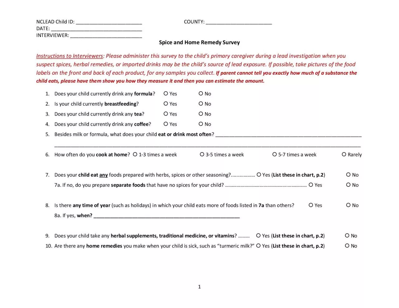 PDF-x0000x0000NCLEAD Child IDCOUNTY ATEINTERVIEWER x0000x00001 xMCIxD 0 x