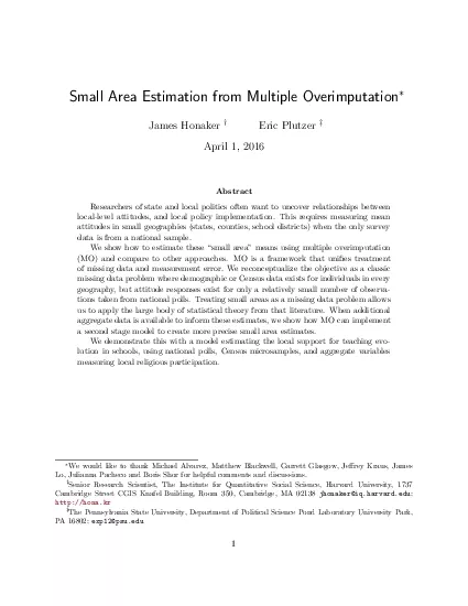 SmallAreaEstimationfromMultipleOverimputation3JamesHonakeryEricPlutzer