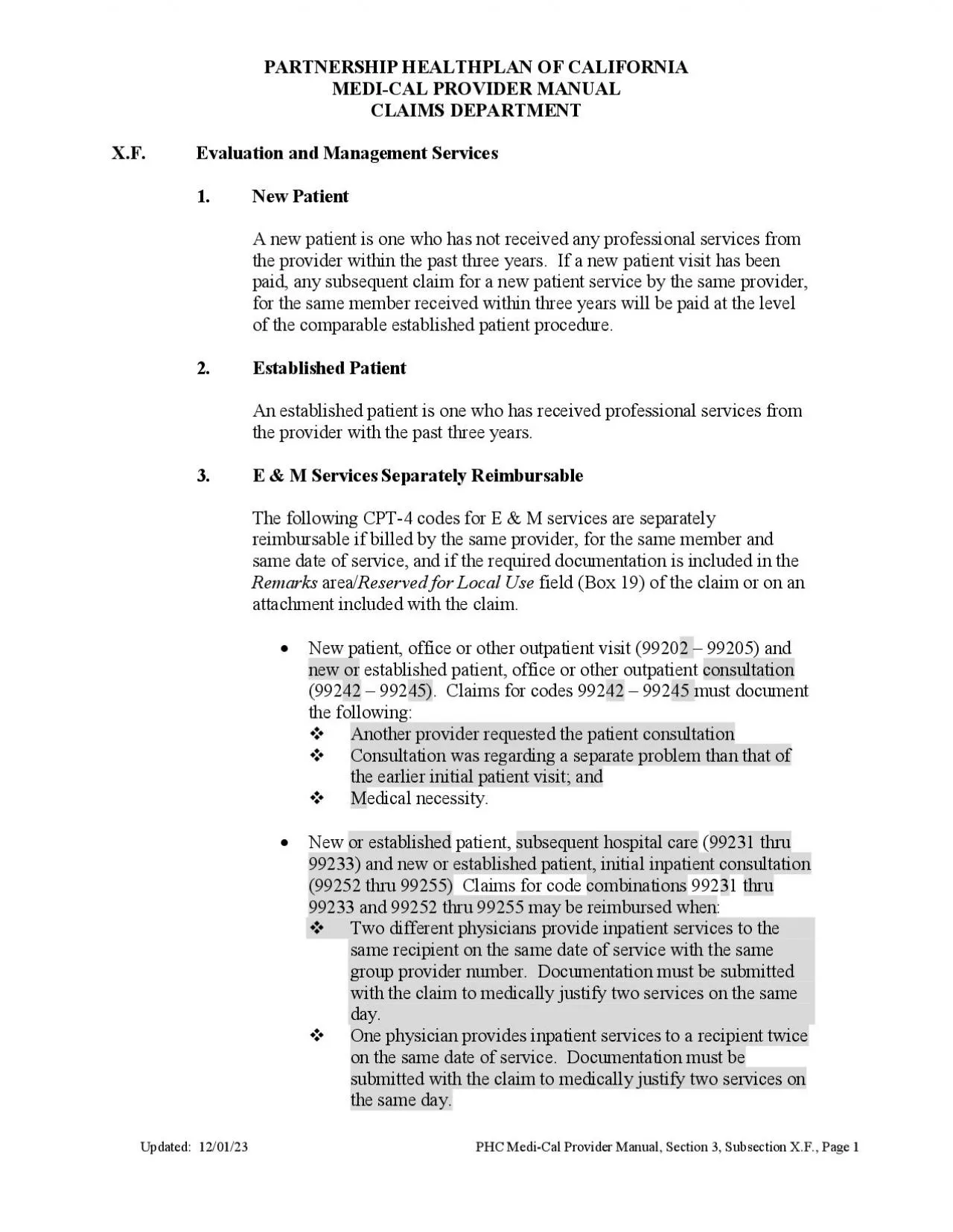 PDF-PARTNERSHIP HEALTHPLAN OF CALIFORNIA CLAIMS DEPARTMENT Updated 0123