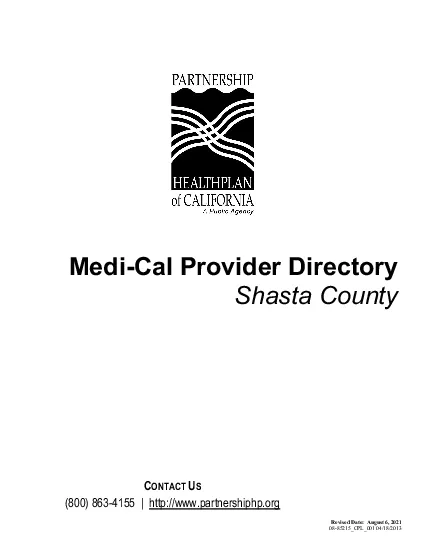 MediCal Provider Directory