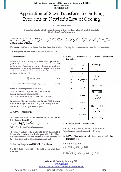 x0000x0000International Journal of Science and Research IJSR ISSN 2319